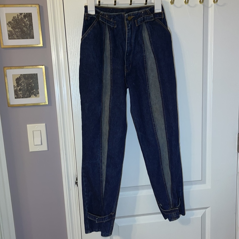 Vintage Retro 1980’s High Waisted Denim Jeans MASS CONFUSION